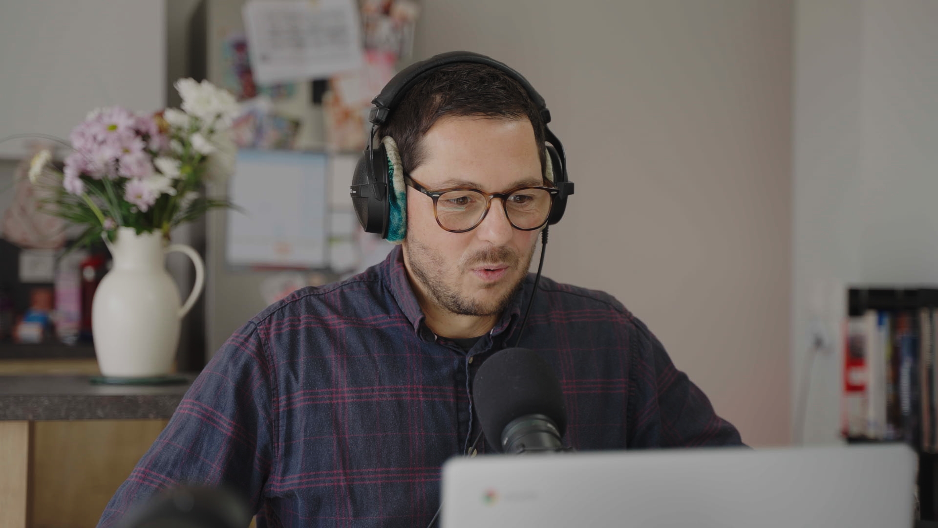 François Mourasse en studio podcast