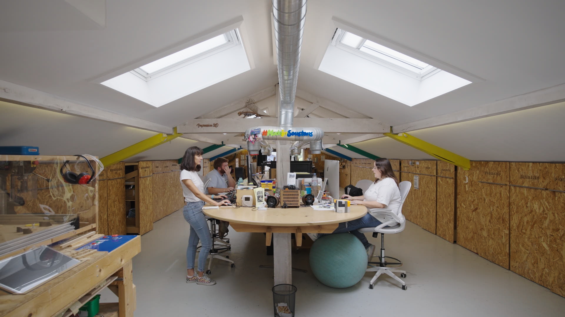Espace de travail du Fab'lab